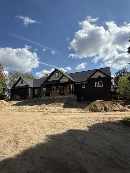 Home exterior after professional gutter repair service